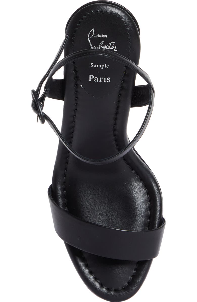 Christian Louboutin Miss Jane Sandal, Alternate, color, B439 Black/Lin Black