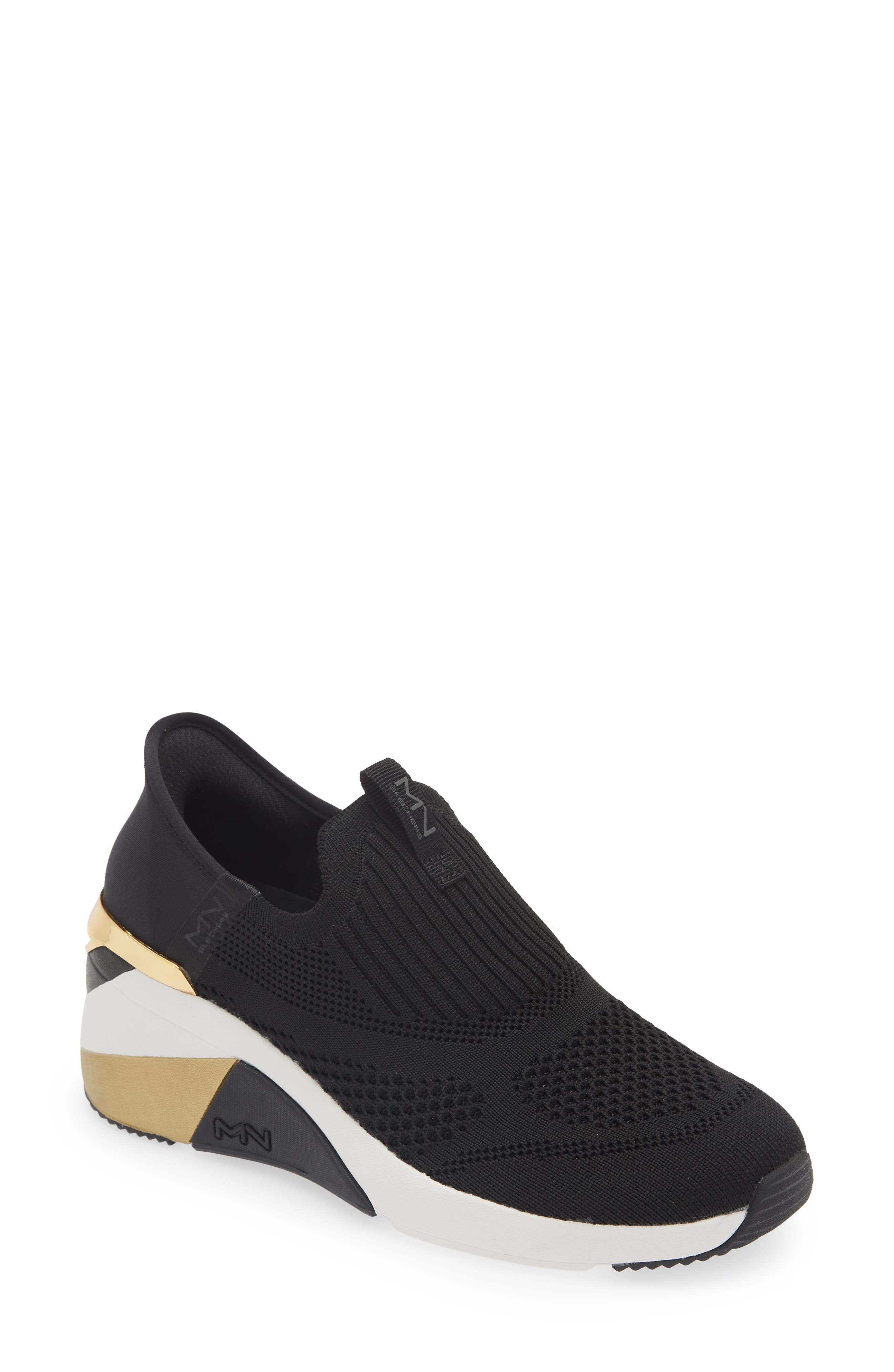 SKECHERS x Mark Nason A Wedge Crecent Knit Sneaker, Main, color, 