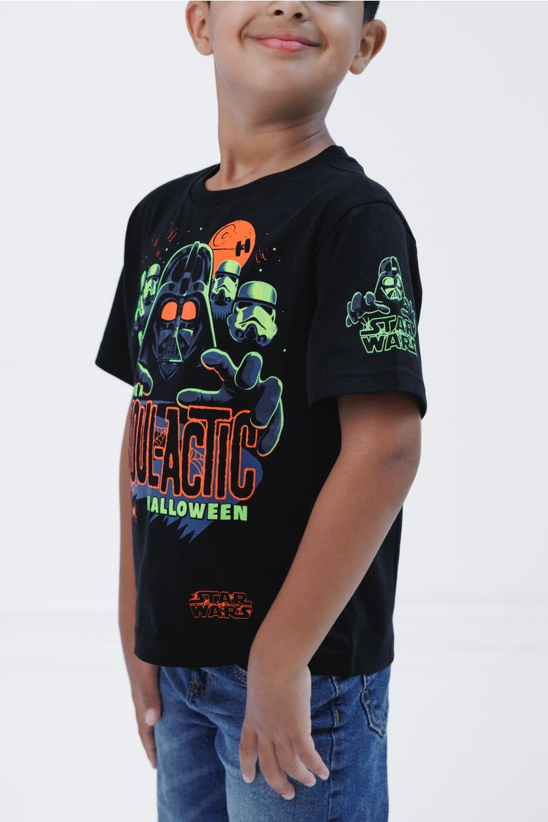 Holiday T-Shirt, Alternate, color, Vader Black