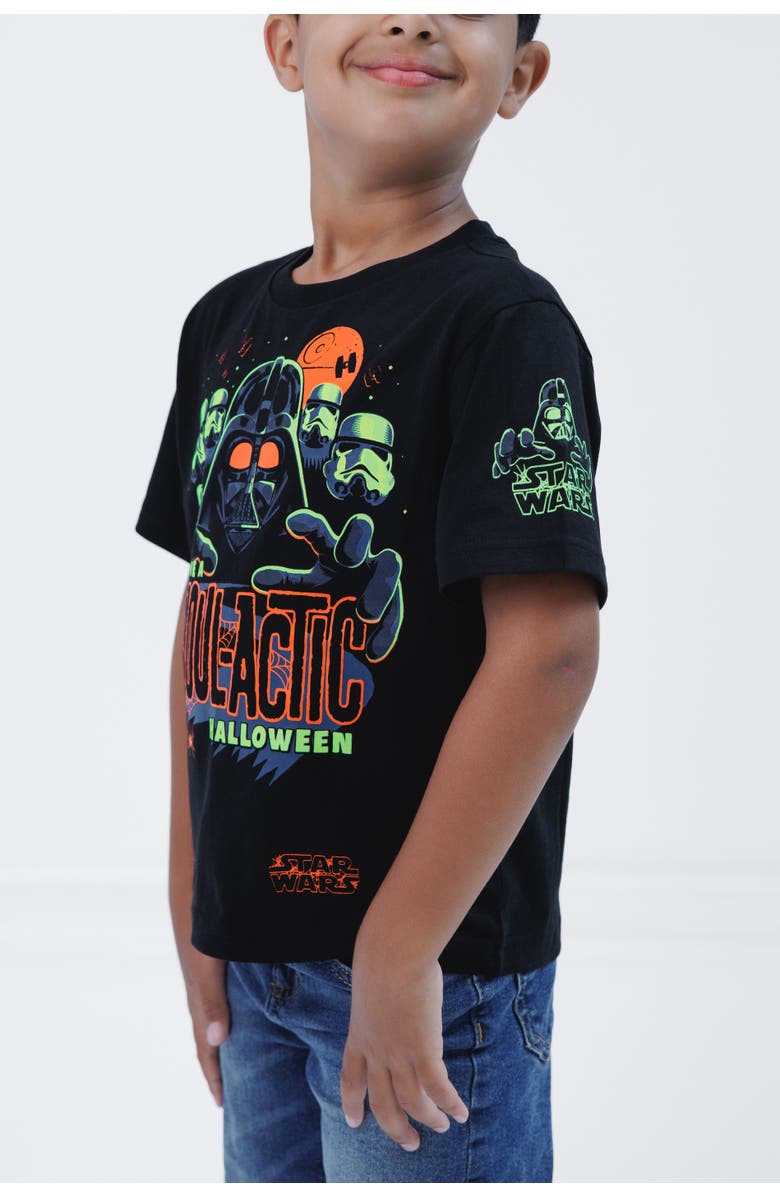 Star Wars Holiday T-Shirt, Alternate, color, Vader Black