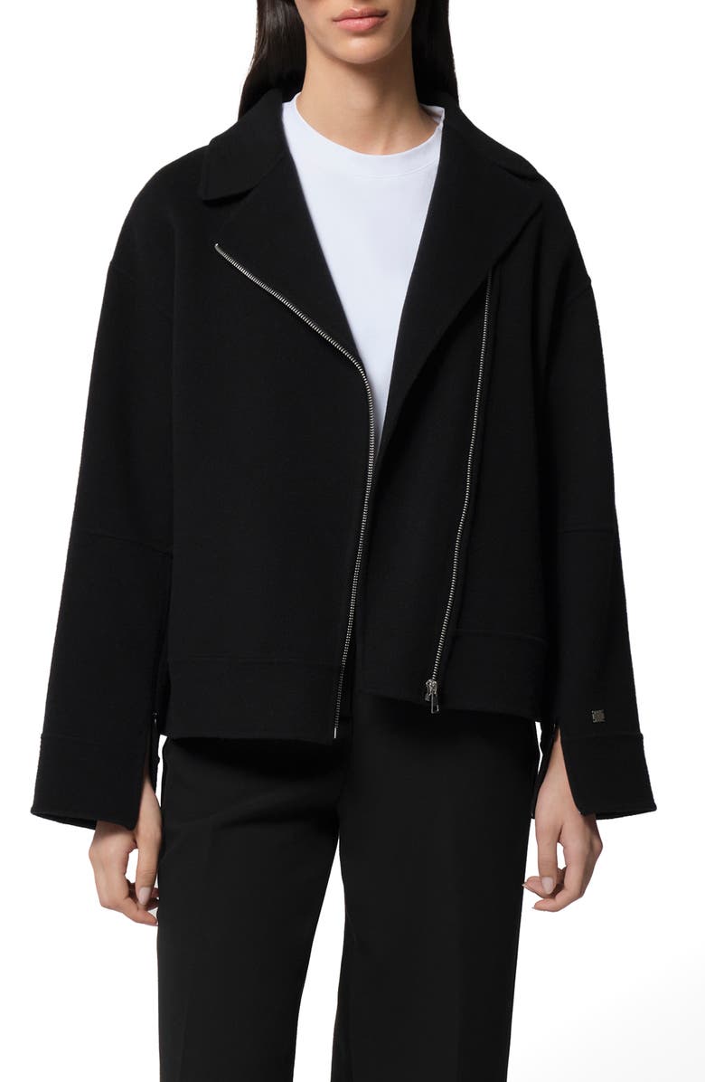 Soia & Kyo Iskra Covertible Sleeve Wool Blend Coat, Alternate, color, 