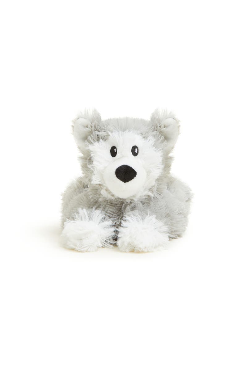 Warmies Husky Junior Plush Toy, Alternate, color, Medium Gray
