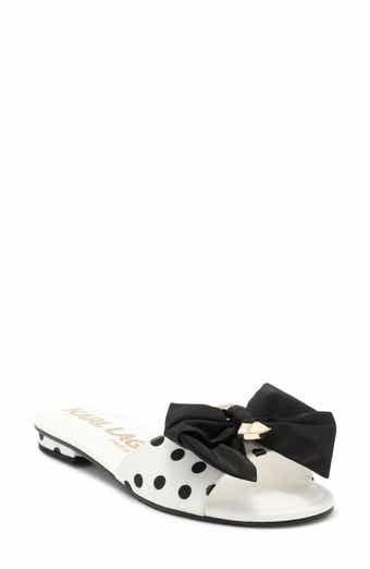 KARL LAGERFELD PARIS Ciaran Bow Slide Sandal