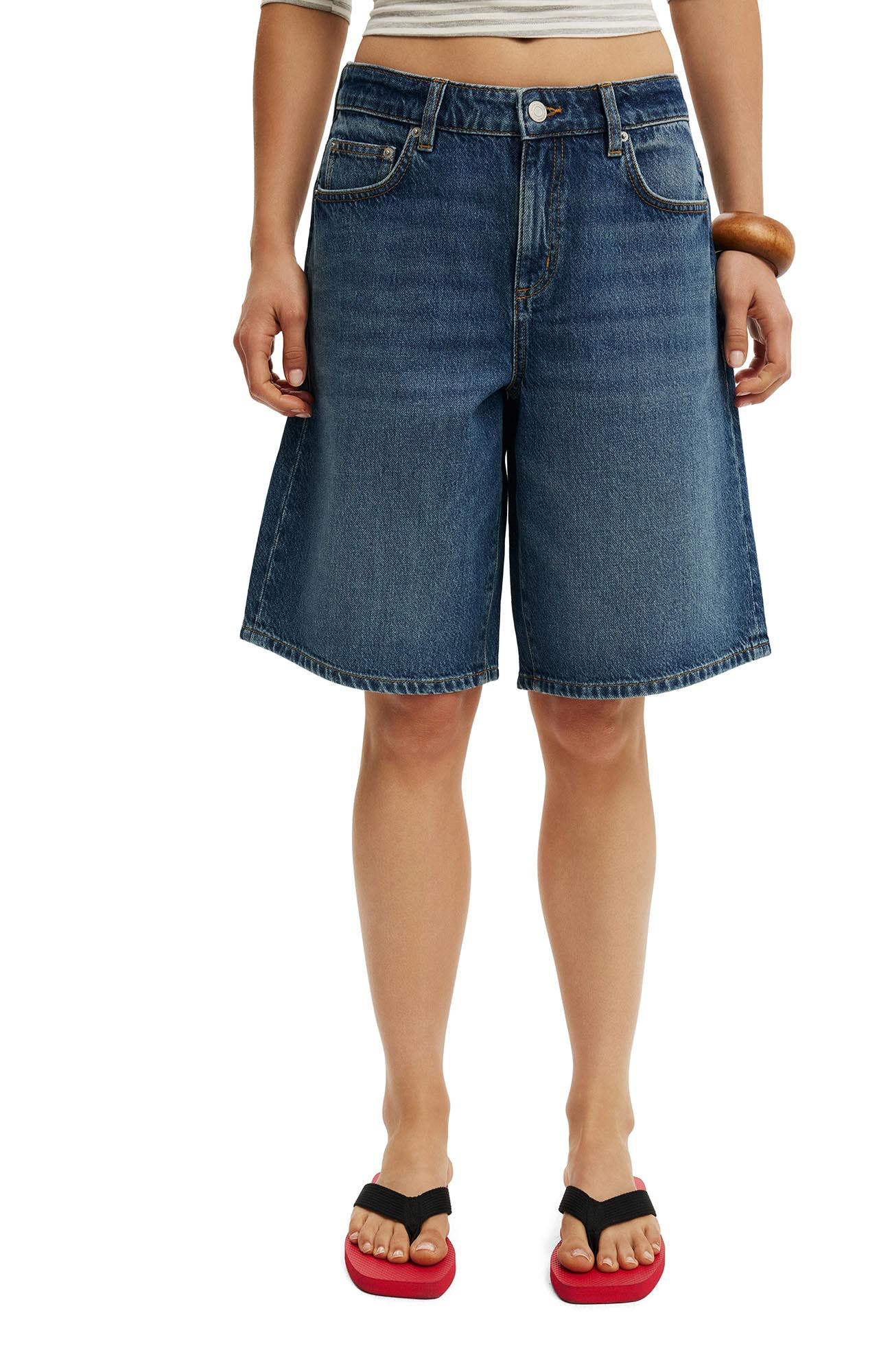 Women's Baggy Denim Short - image 3