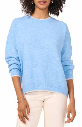 Vince Camuto Tipped Crewneck Sweater