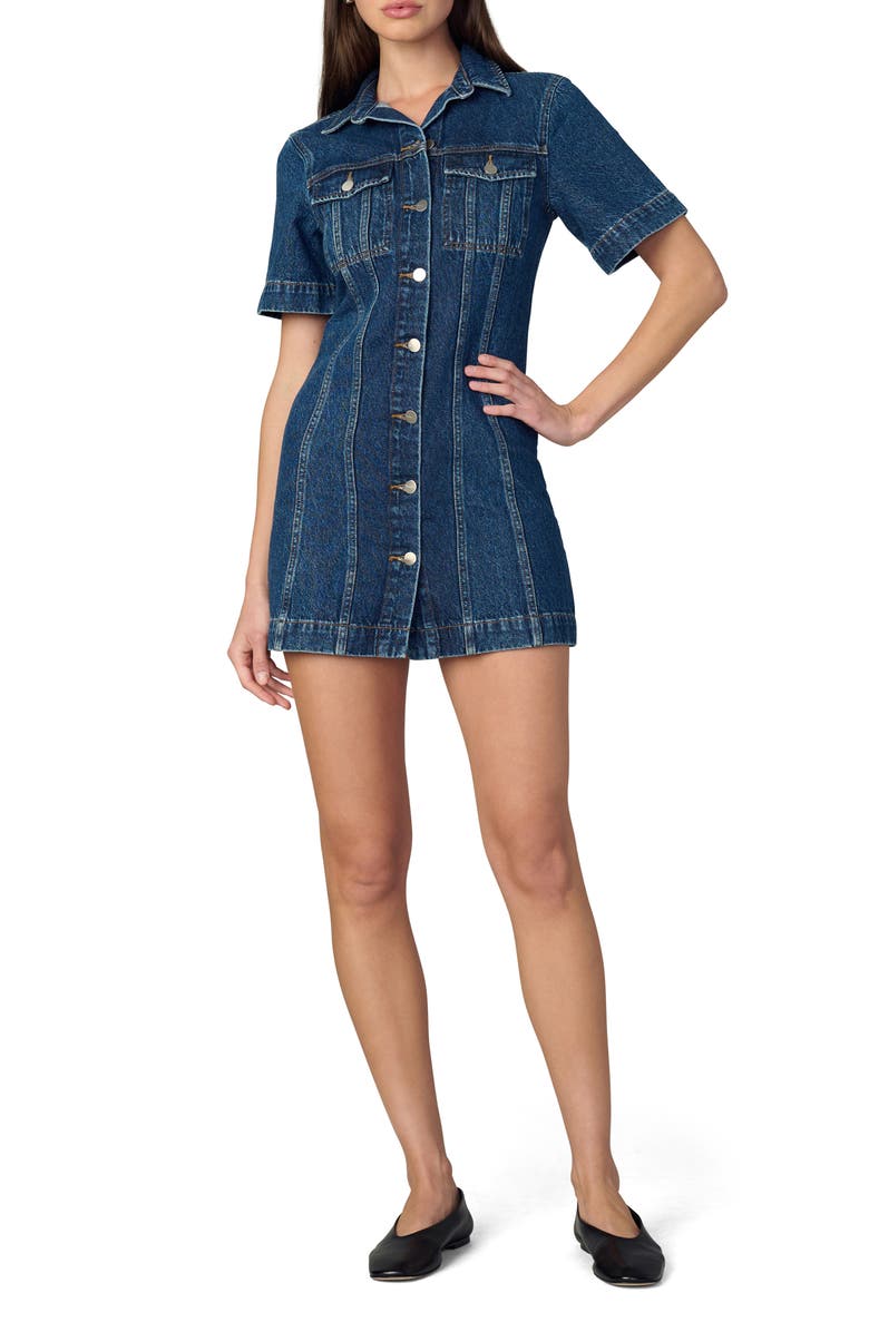 Joe's Jeans The Denim Tucker Minidress, Main, color, Lively