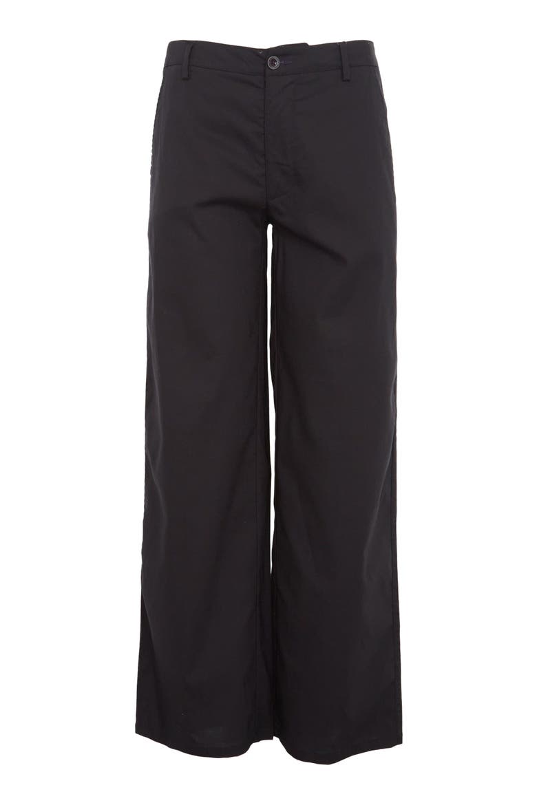 Phillis Wide Leg Tailored Pant, Alternate, color, Black