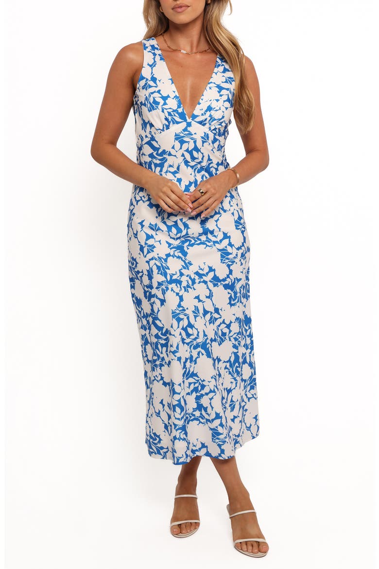 Caia Maxi Dress, Main, color, BLUE FLORAL