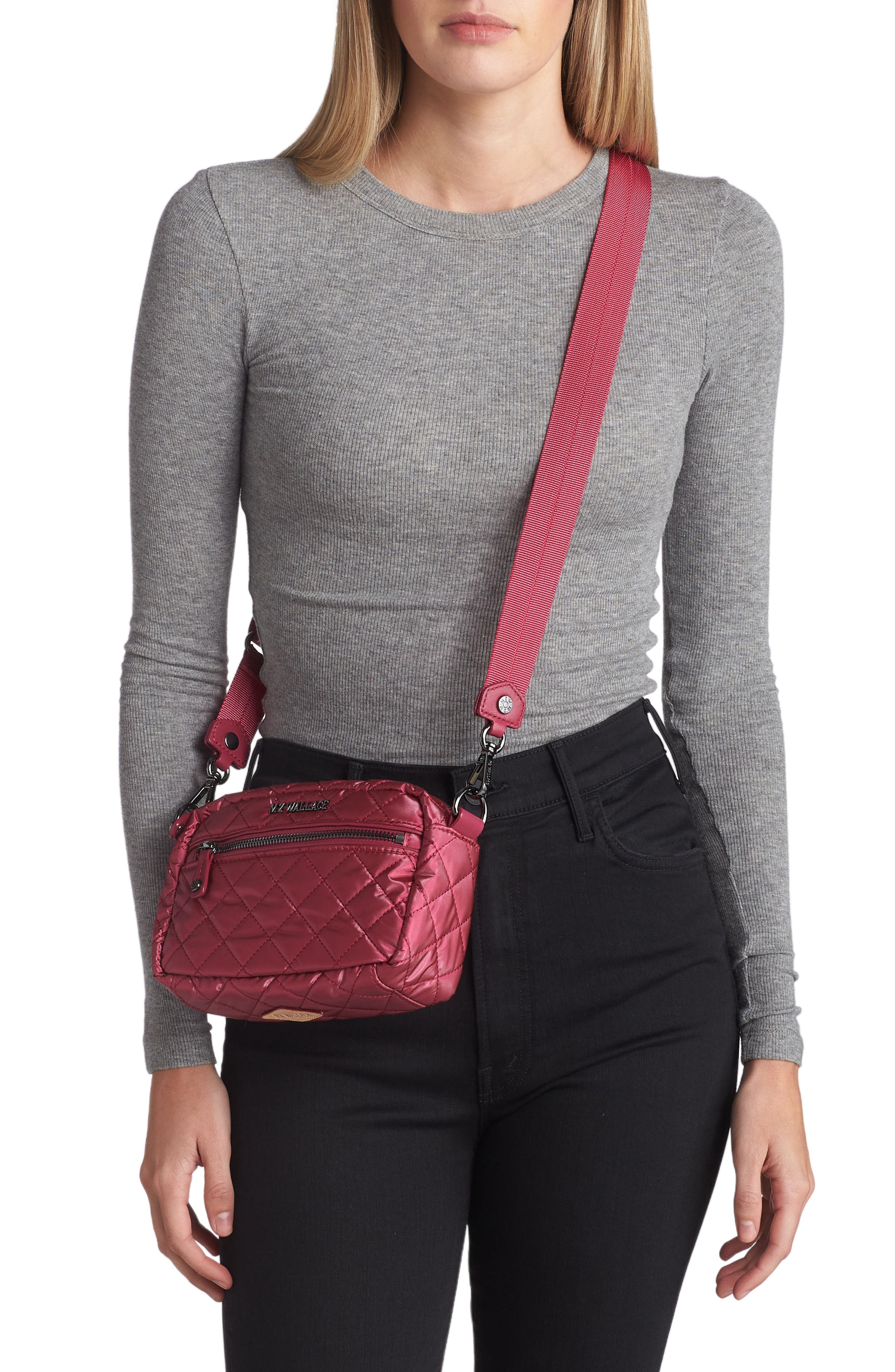 MZ Wallace Mini Crosby Nylon Crossbody Bag, Alternate, color, 
