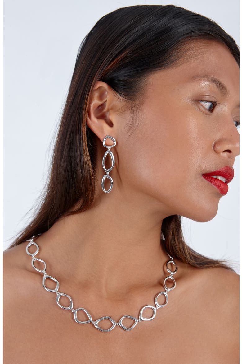 Eternal Volcan Necklace, Alternate, color, Sterling Silver