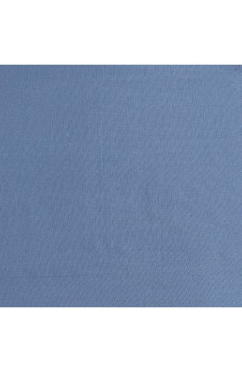 Eddie Bauer Solid 180 Thread Count Cotton Percale Sheet Set In Coronet Blue