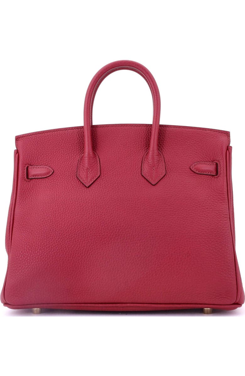 Pre-Owned Hermes Birkin Handbag Red Togo with Gold Hardware 25, Alternate, color,