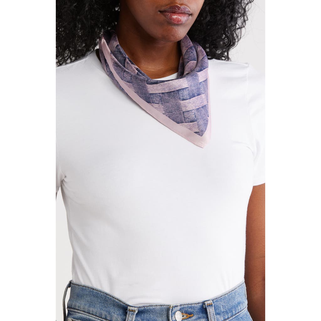 KURT GEIGER KURT GEIGER LONDON DENIM PRINT SILK BANDANA