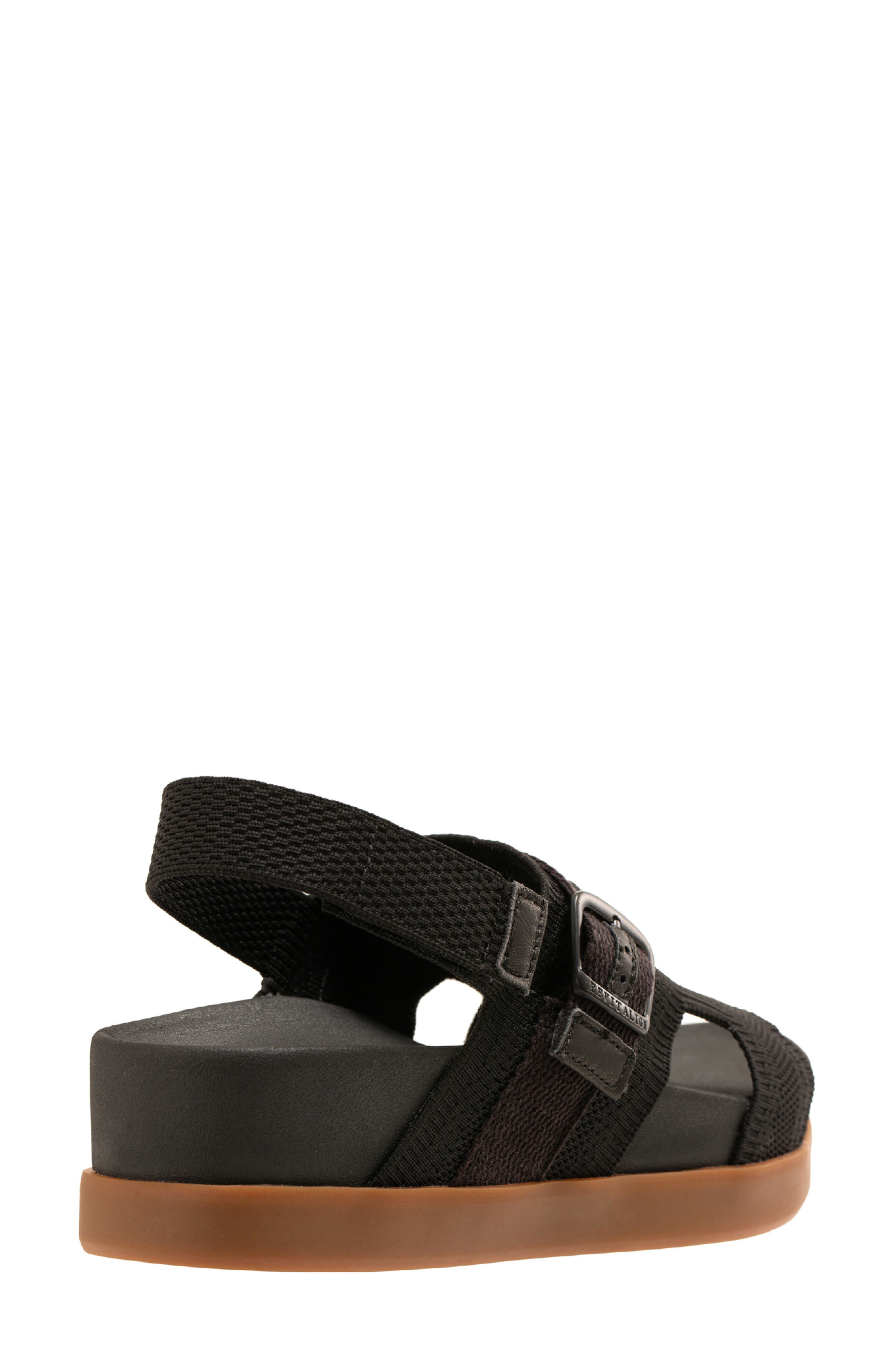 Remi Arch Support Flatform Sandal, Alternate, color, BLACK