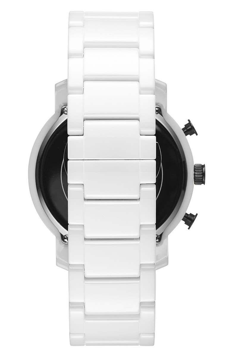 MVMT Chronograph Ceramic Bracelet Watch, 45mm, Alternate, color, 