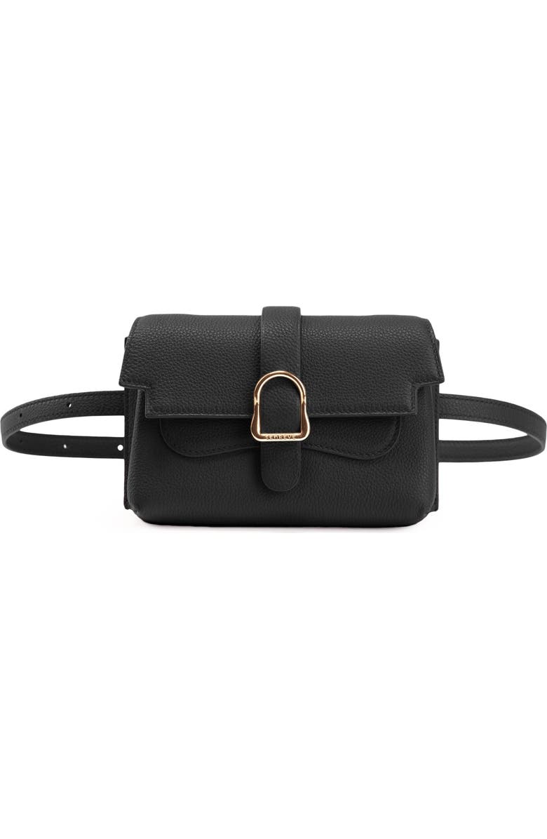 SENREVE Mini Aria Élevée Belt Bag Full-Grain Leather 5-Way Convertible Handbag, Main, color,