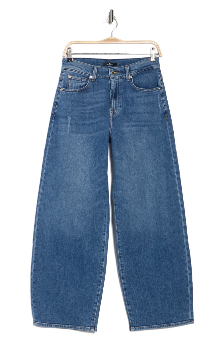 7 For All Mankind Bonnie Curvilinear Barrel Leg Jeans, Alternate, color, 