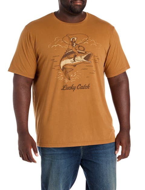 Big & Tall  Lucky Catch Graphic Tee