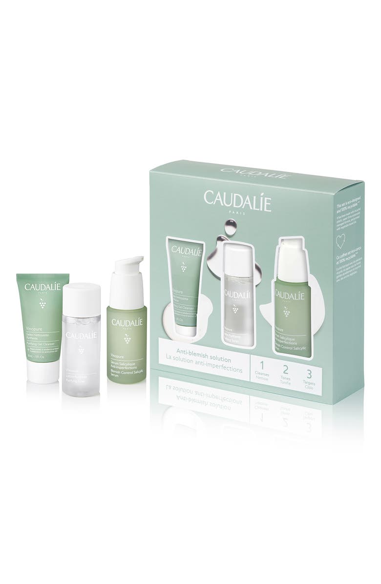 CAUDALÍE Vinopure Anti-Blemish Solution Set USD $63 Value, Main, color, 