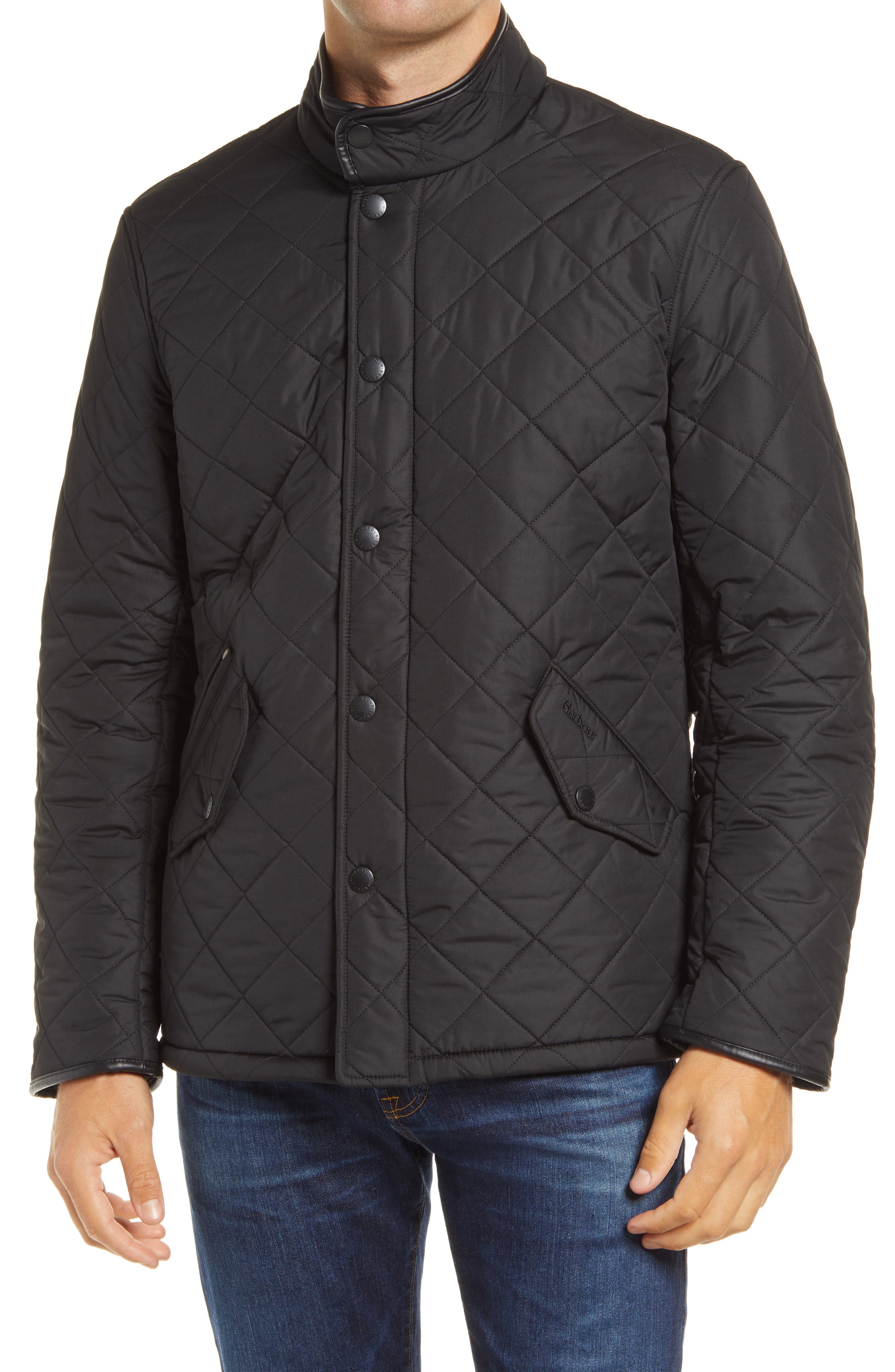 Мужские Barbour Powell Diamond Quilted Jacket — фото 4