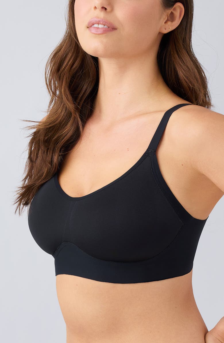Wacoal Lounge Easy Like Sunday Wire Free T-Shirt Bra, Alternate, color, Black
