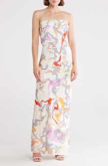 Joie Brynne Strapless Silk Dress