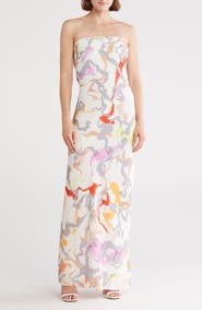 Joie Brynne Strapless Silk Dress