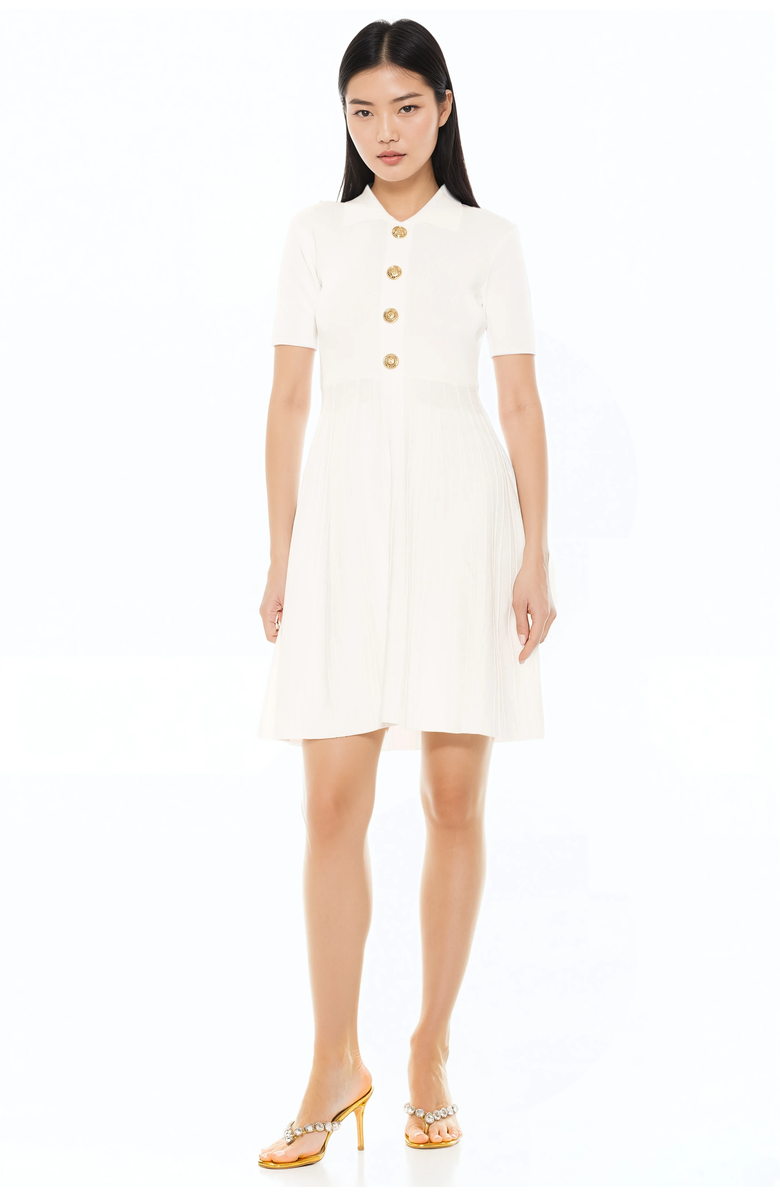 Alexia Admor Soren Dress, Main, color, Ivory