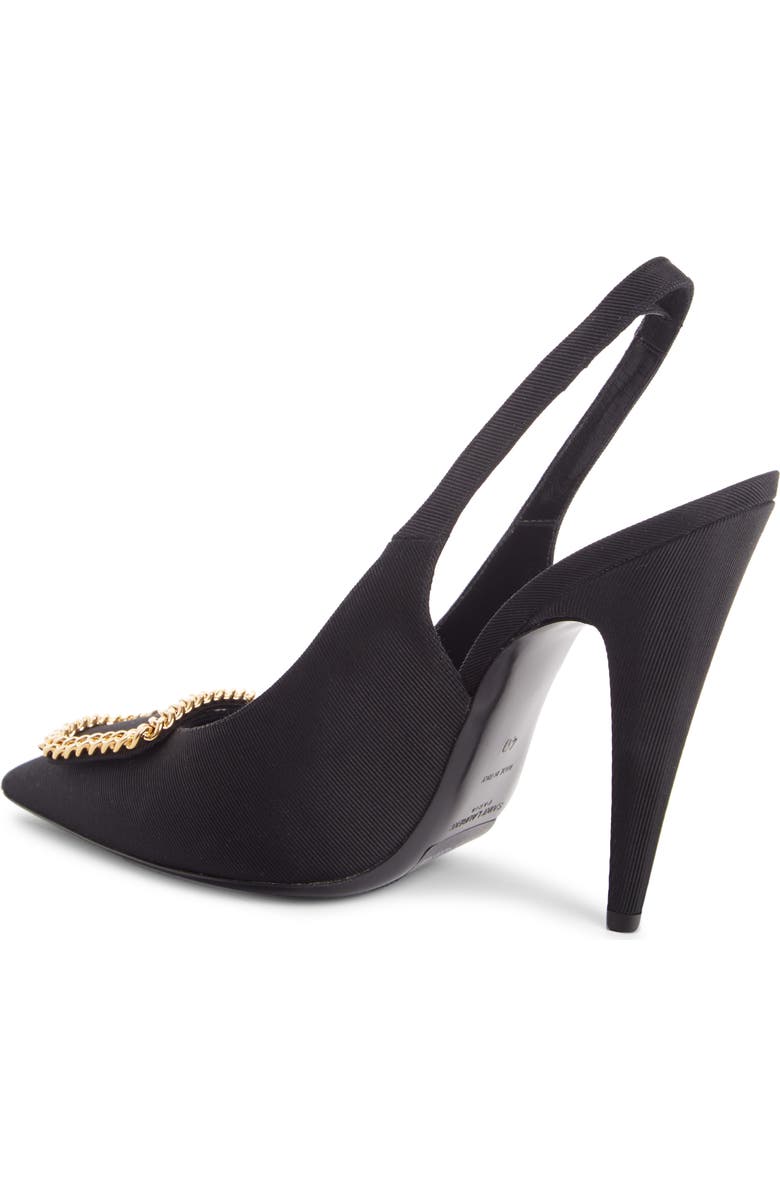 Saint Laurent St. Sulpice Slingback Pointed Toe Pump, Alternate, color,