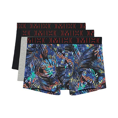 selected Black/ Floral Print/Grey