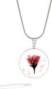 Mint & Lily Pressed Birth Flower Necklace