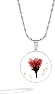 Mint & Lily Pressed Birth Flower Necklace