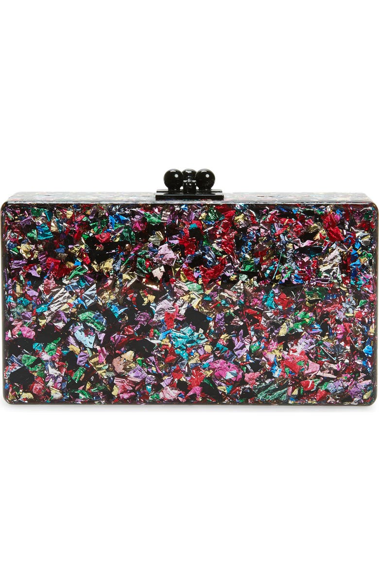 Edie Parker Jean Confetti Box Clutch, Alternate, color,