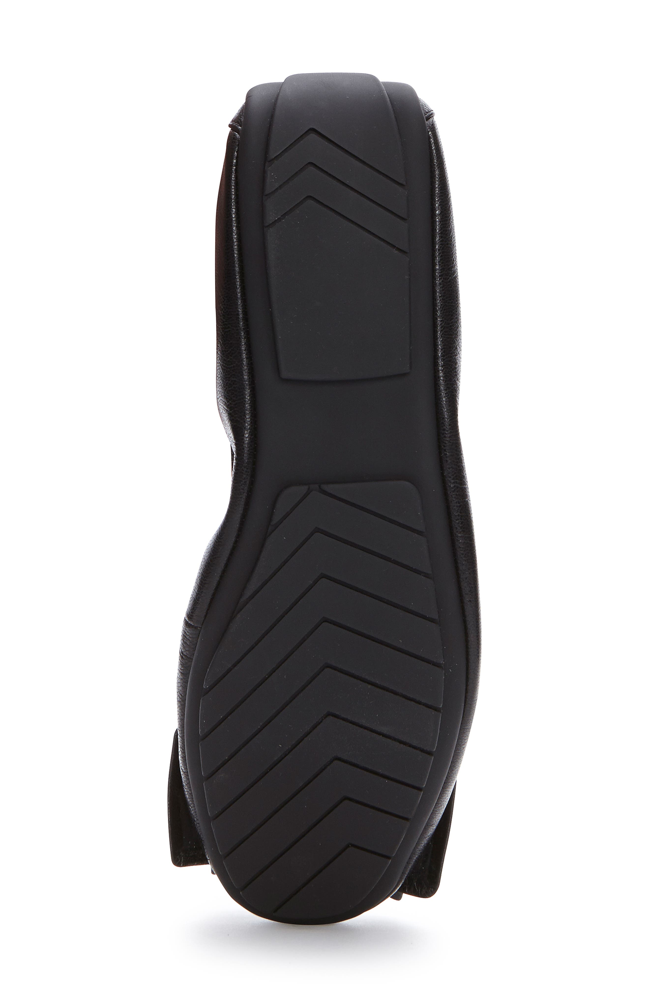 Me Too 'Lilyana 2.0' Flat, Alternate, color, Black Leather