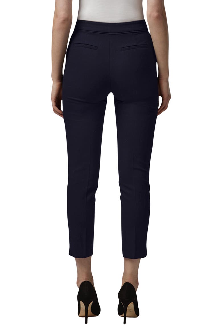 Wiley Crepe Slim Fit Pants, Alternate, color, BLUE NAVY