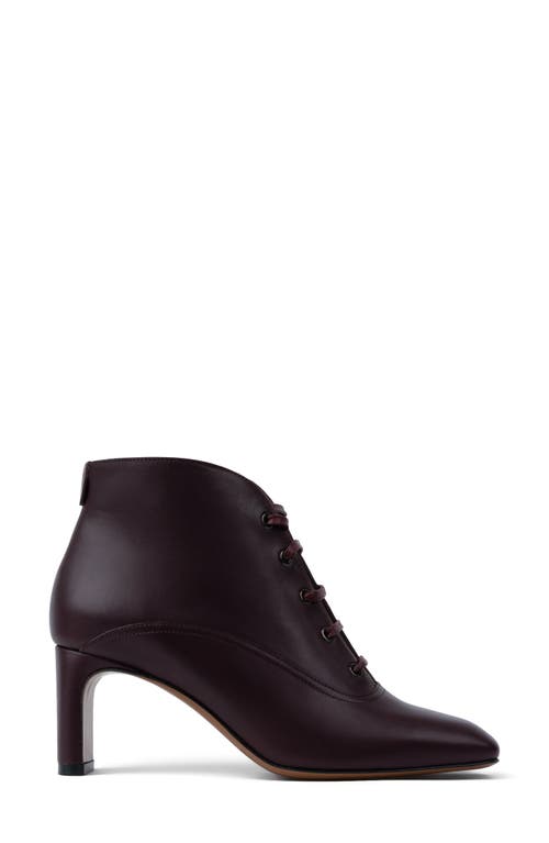 Labucq Jil Leather Boot In Burgundy