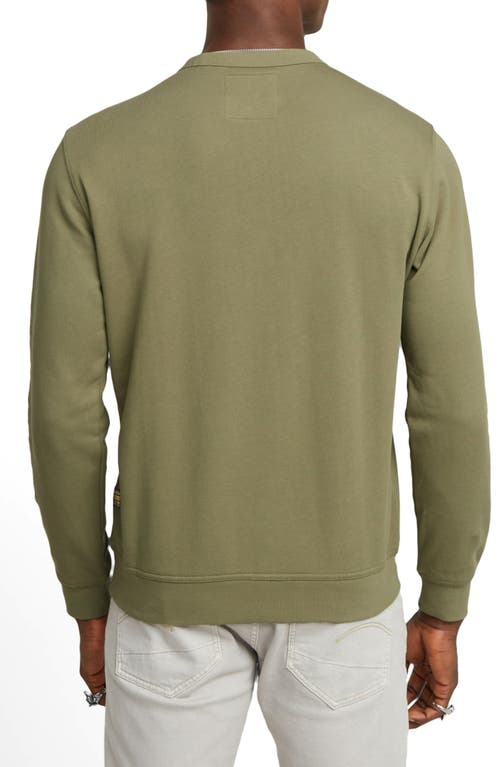 G-star G-script Logo Graphic Sweatshirt In Ensis Green
