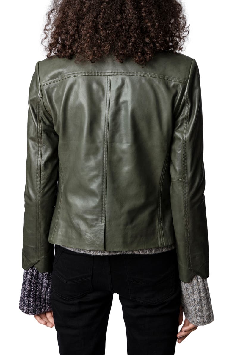 Zadig & Voltaire Women's Liam Leather Jacket, Alternate, color, 
