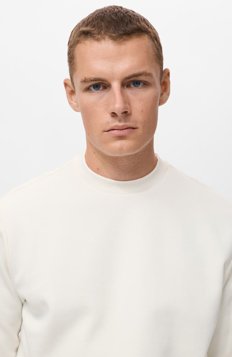 MANGO Sweatshirt, Alternate, color, White