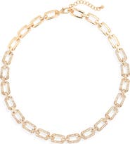 Tasha Crystal Link Collar Necklace