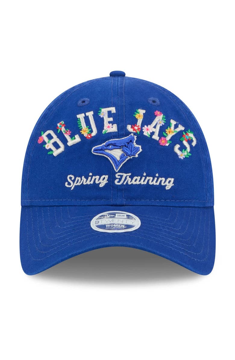 New Era Women's New Era  Royal Toronto Blue Jays 2025 Spring Training Floral 9TWENTY Adjustable Hat, Alternate, color, 