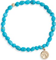 Anzie Boheme Turquoise Beaded Stretch Bracelet