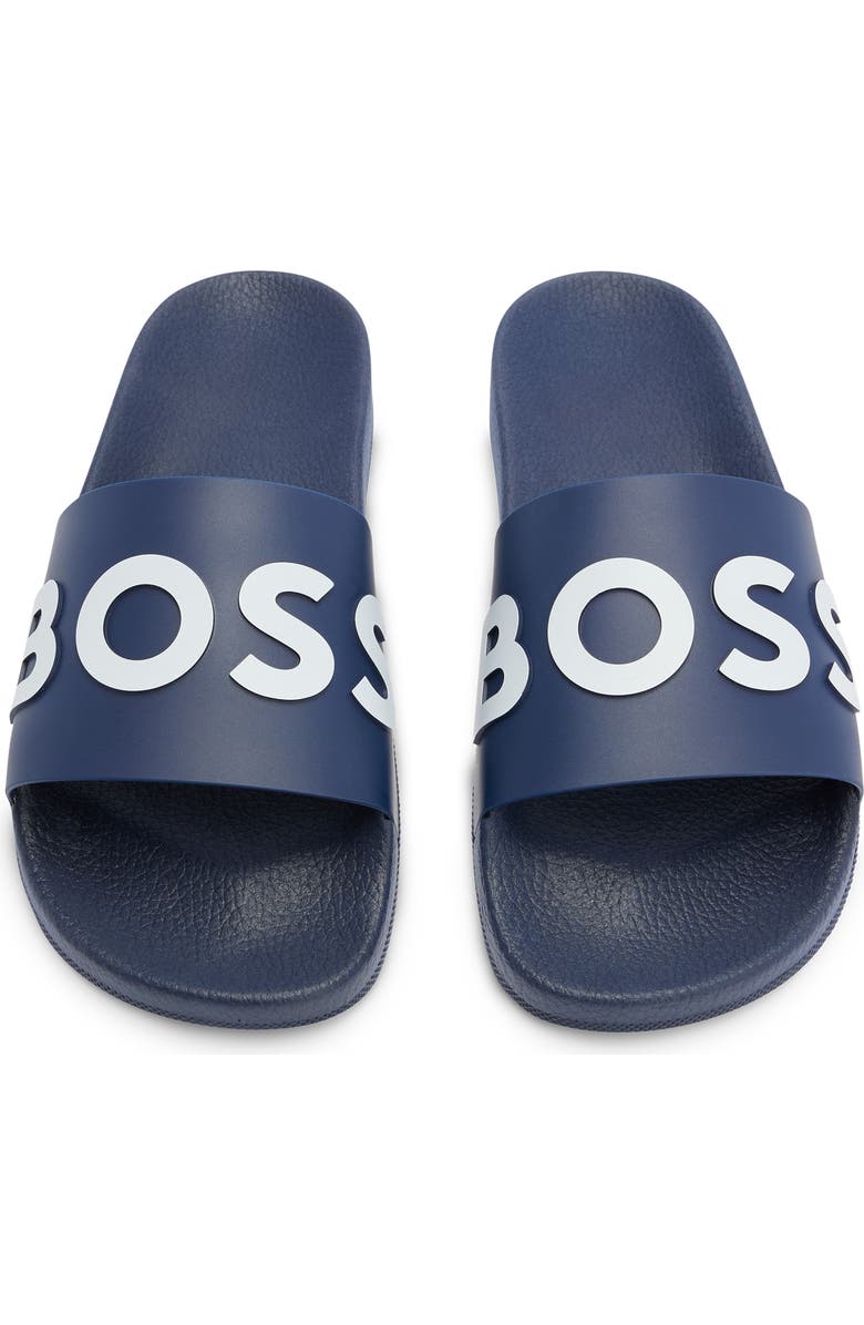 BOSS Bay Slide Sandal, Alternate, color, Dk Bu