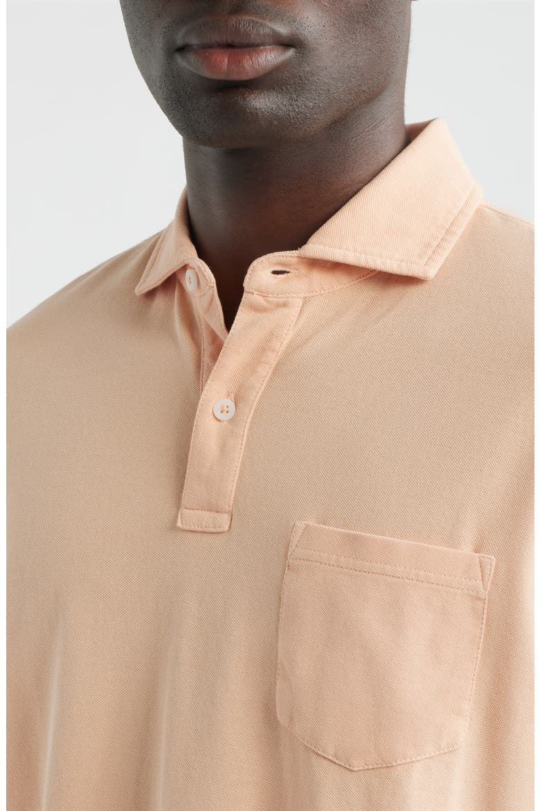 Everyday Piqué Pocket Polo, Alternate, color, COSMIC PEACH