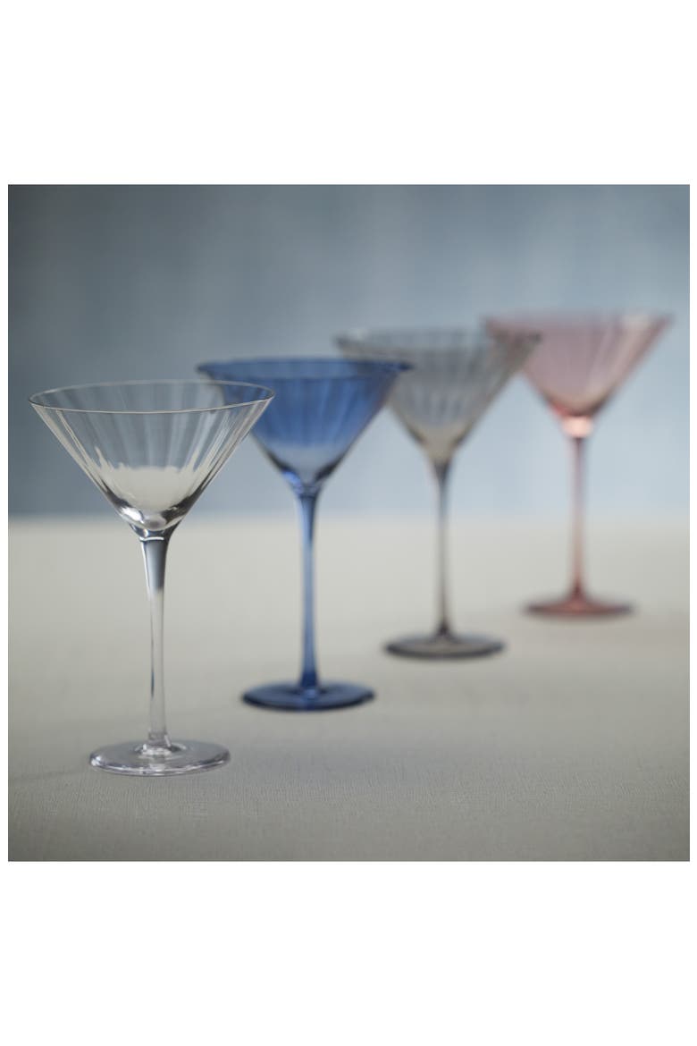 Malden Optic Set of 4 Martini Glasses, Alternate, color, TURQUOISE