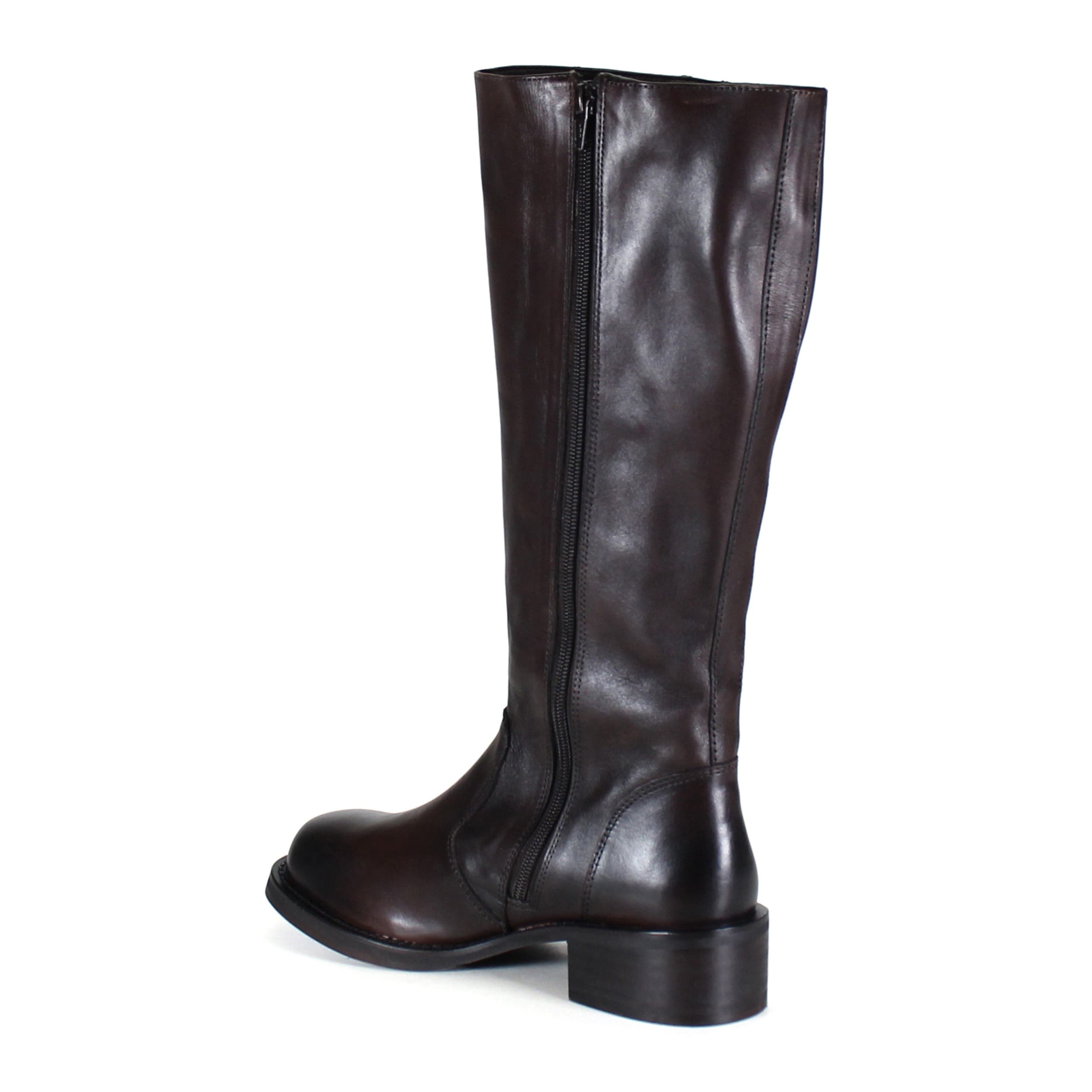 Diba True FO LIAGE Leather Tall Riding Boot, Alternate, color, Chocolate