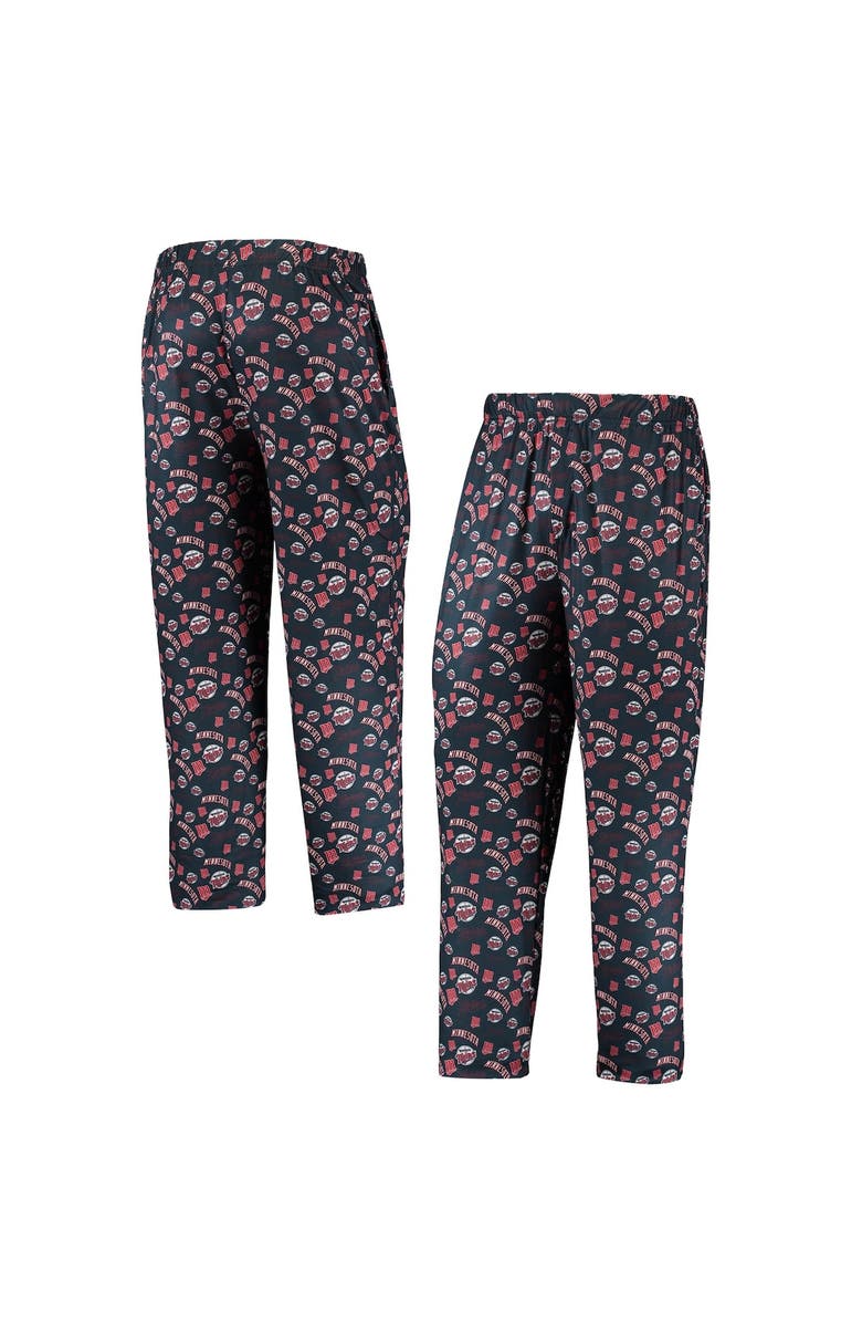 FOCO Men's FOCO Navy Minnesota Twins Cooperstown Collection Repeat Pajama Pants, Alternate, color, Navy