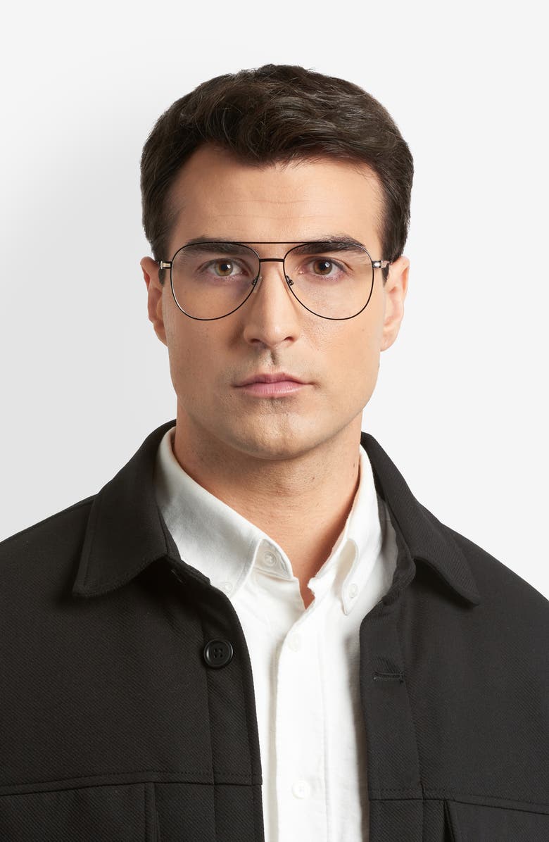 HUGO 57mm Pilot Optical Glasses, Alternate, color, 