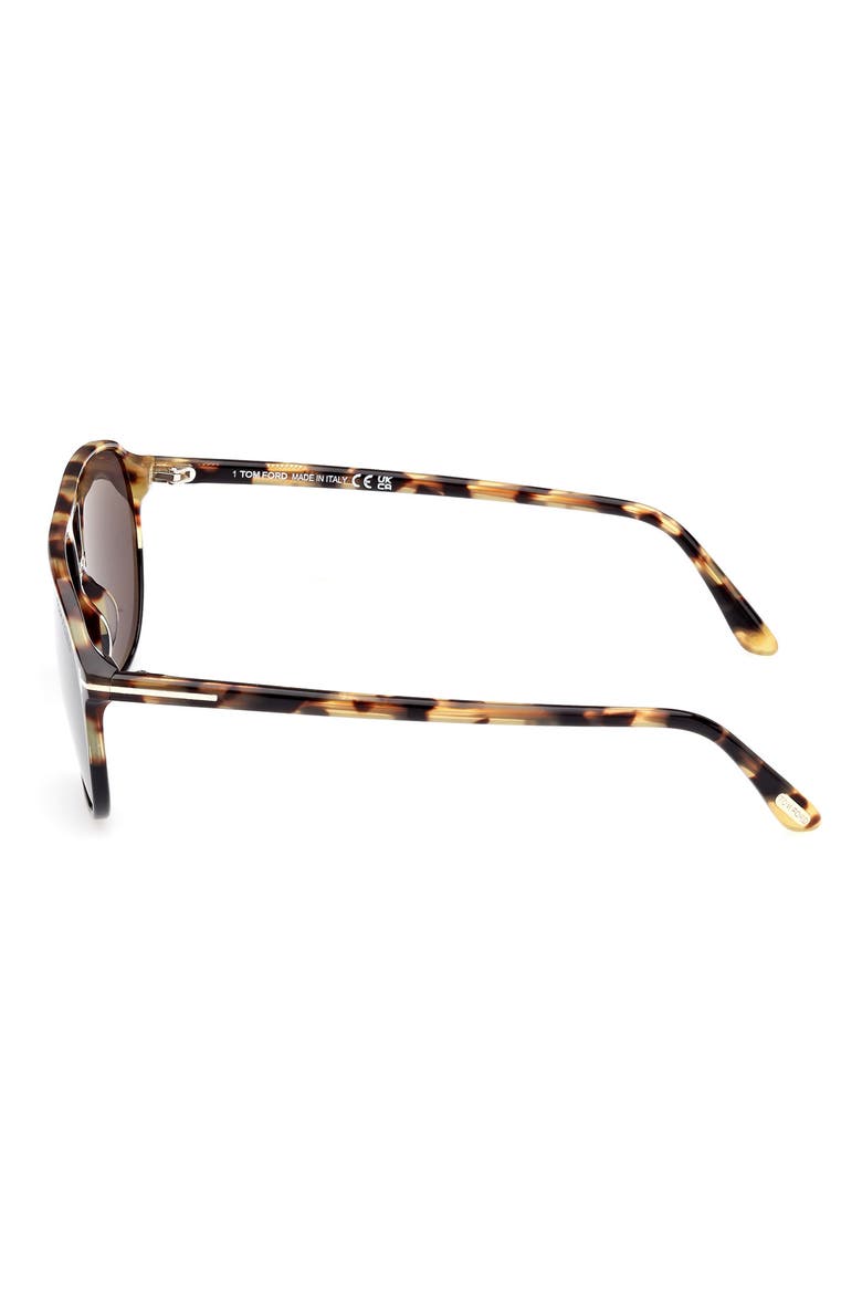 Bruce 61mm Navigator Sunglasses, Alternate, color, BLACK/OTHER / SMOKE