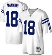 Mitchell & Ness Men's Mitchell & Ness Peyton Manning White Indianapolis Colts Legacy Replica Jersey